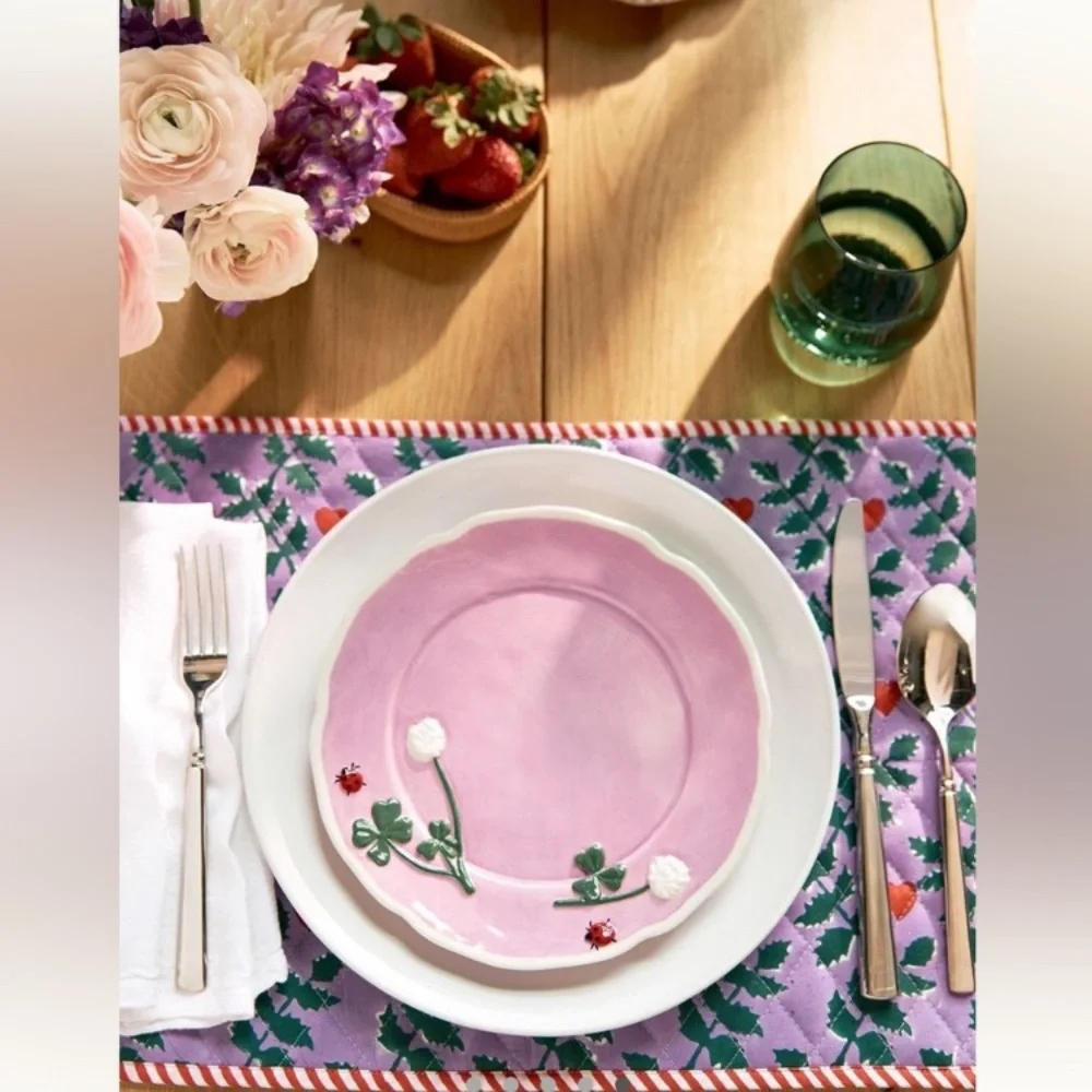 Anthropologie Faye Dessert Plates - set of 4 - NWT - Picture 2 of 6